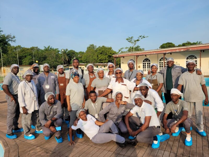 Visiting local communities in Yenzi, Gabon
