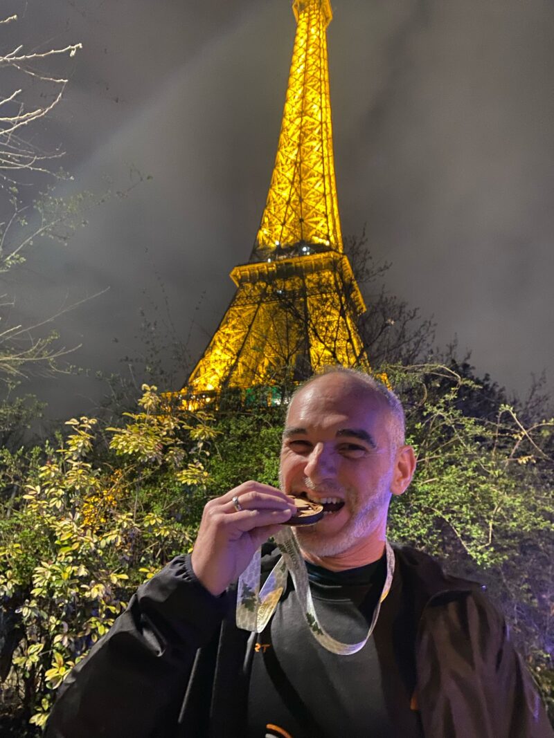 Winner at the Eiffel Tower