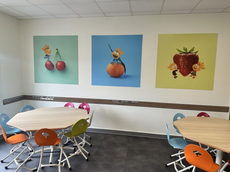 Cantine Madeleine décoration