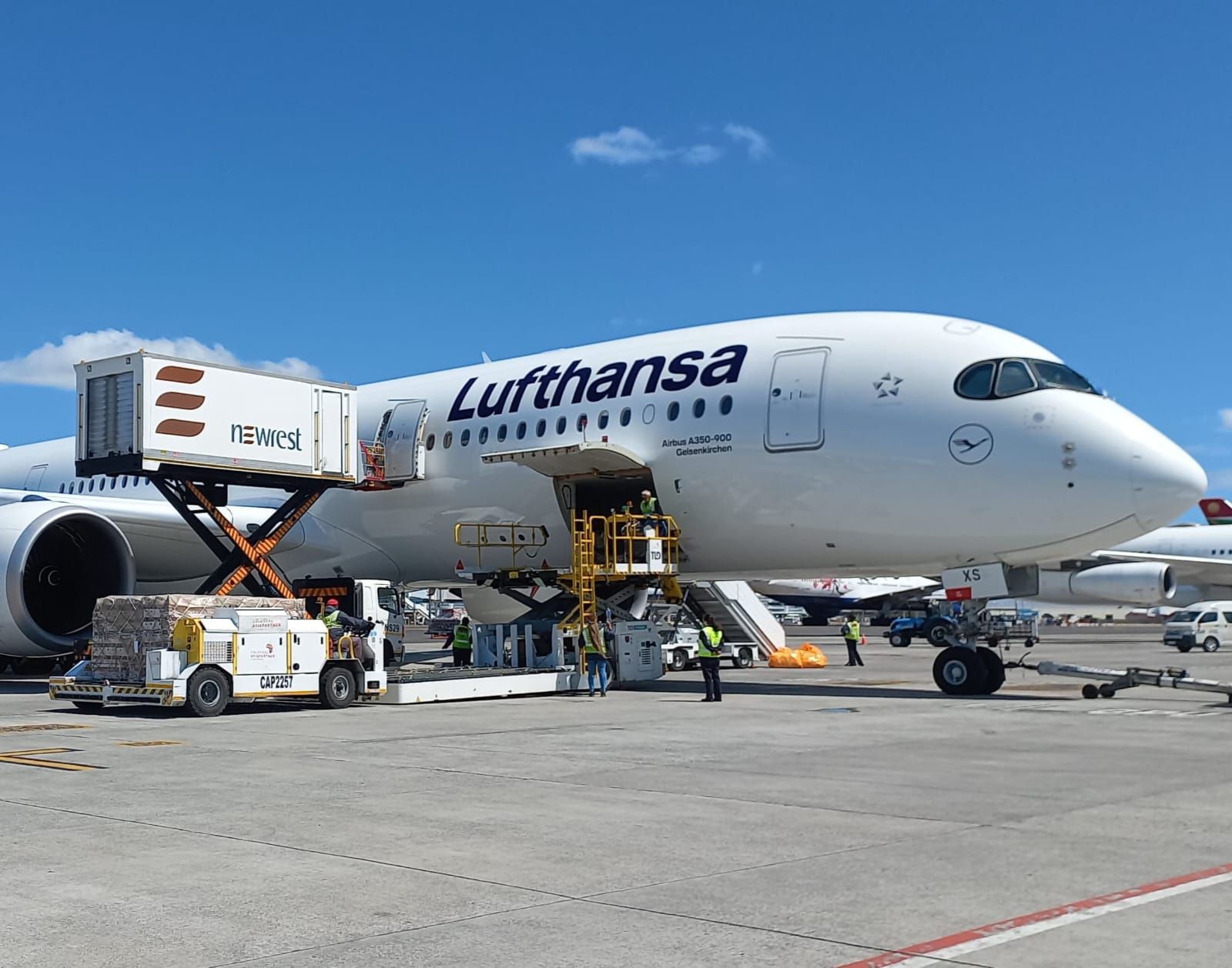 Avión Lufthansa- Sudáfrica