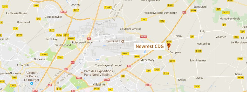 Newrest France Le Bourget centre opérationnel CDG